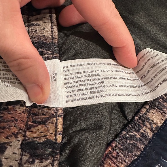 Abercrombie & Fitch Retro Mesh Camouflage Shorts 5” - Picture 4 of 6